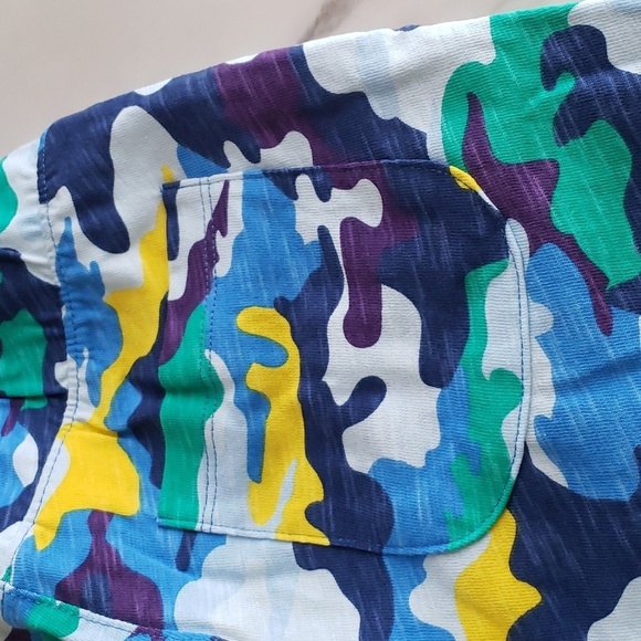 Spotted Zebra 3pk Knit Jersey Shorts in Green, Blue Camo & Black Size S (6/7) - Picture 7 of 13